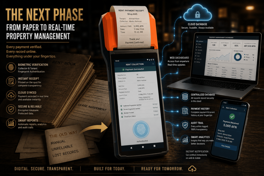 the next phase - POS based Digital rent collection system